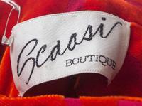 A Scaasi Velvet Evening Gown,