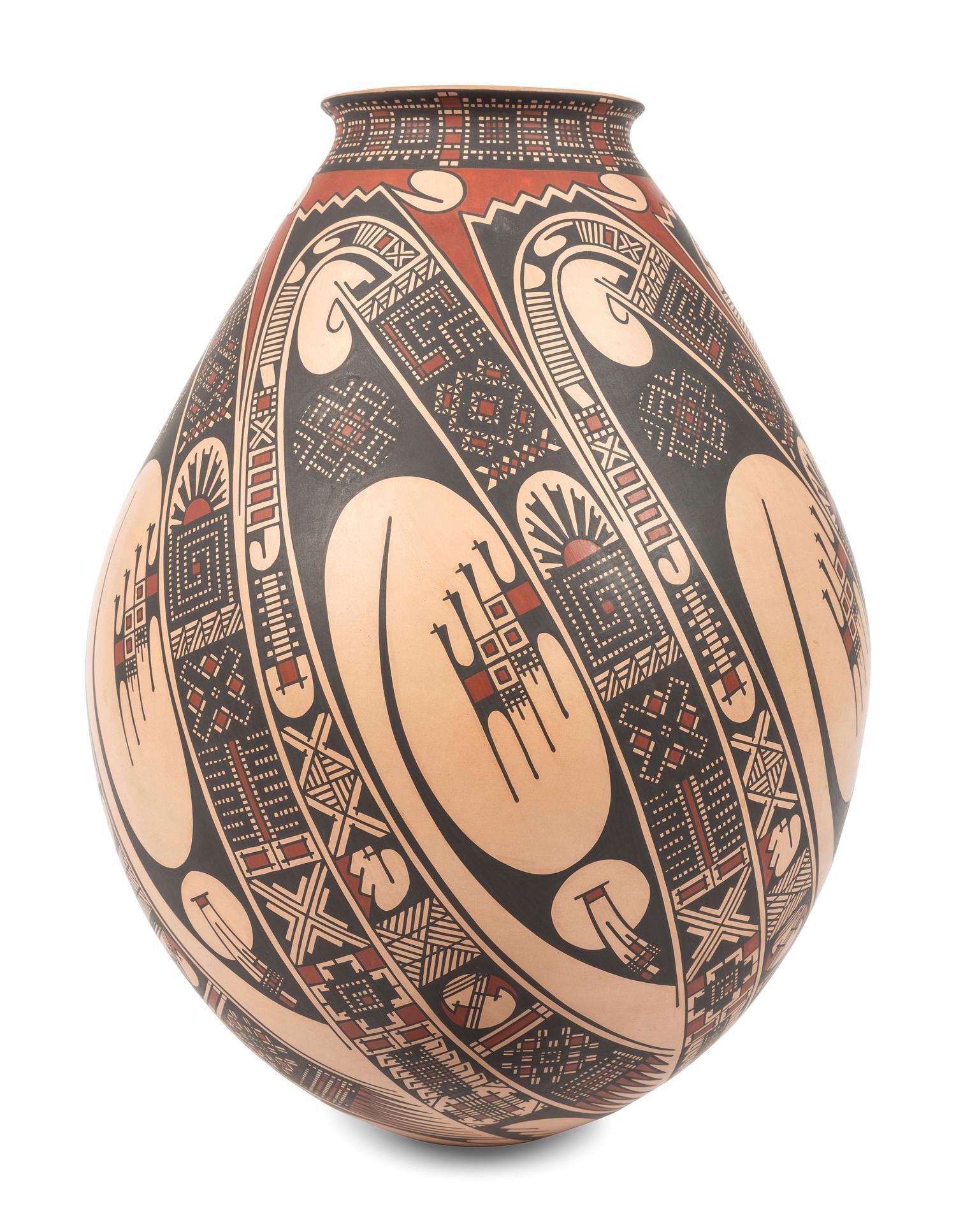 Polychrome Pottery Jar