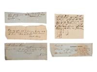 [SOUTH CAROLINA]. Group of 19th-century legal documents, including: