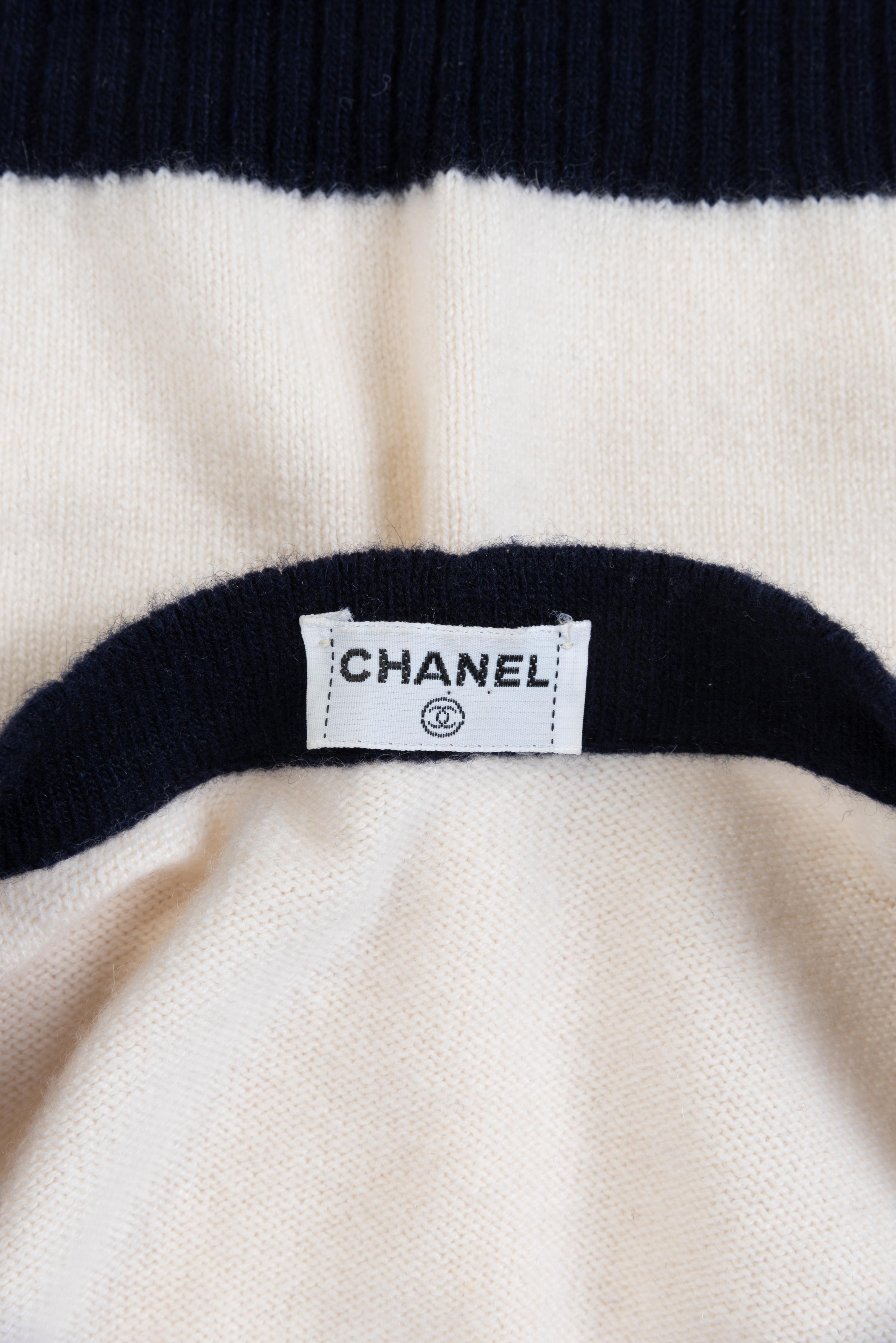 Two Chanel Knit Sweaters