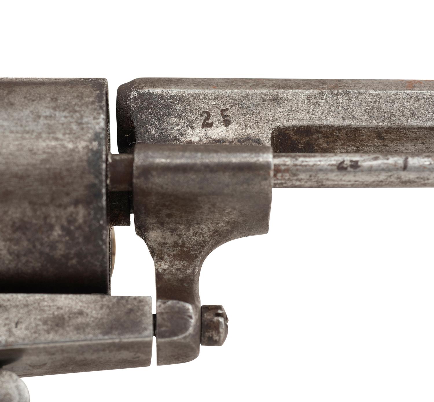 Lot of 3 Belgian Lefaucheux Pattern Revolvers