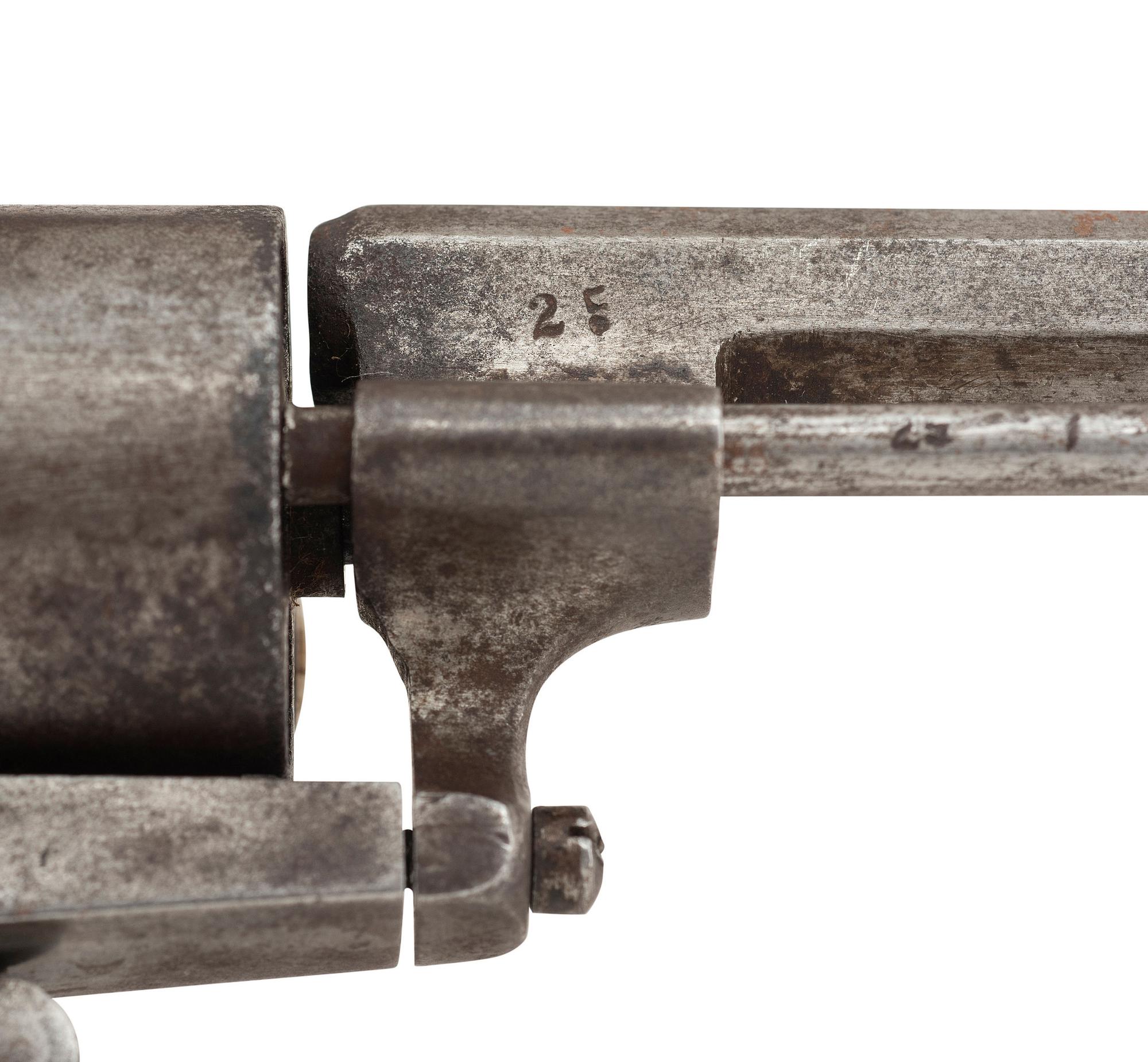 Lot of 3 Belgian Lefaucheux Pattern Revolvers
