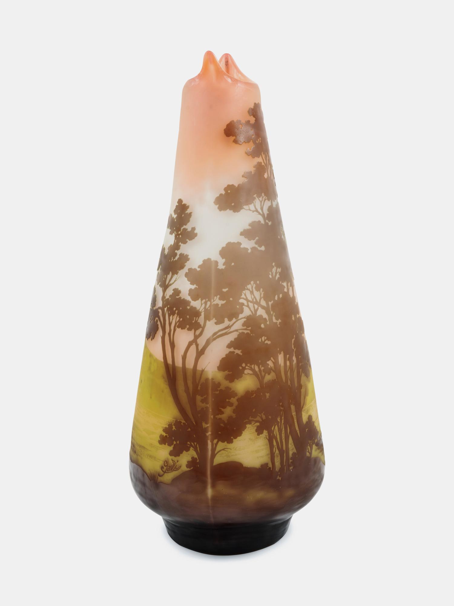 Monumental Landscape Vase