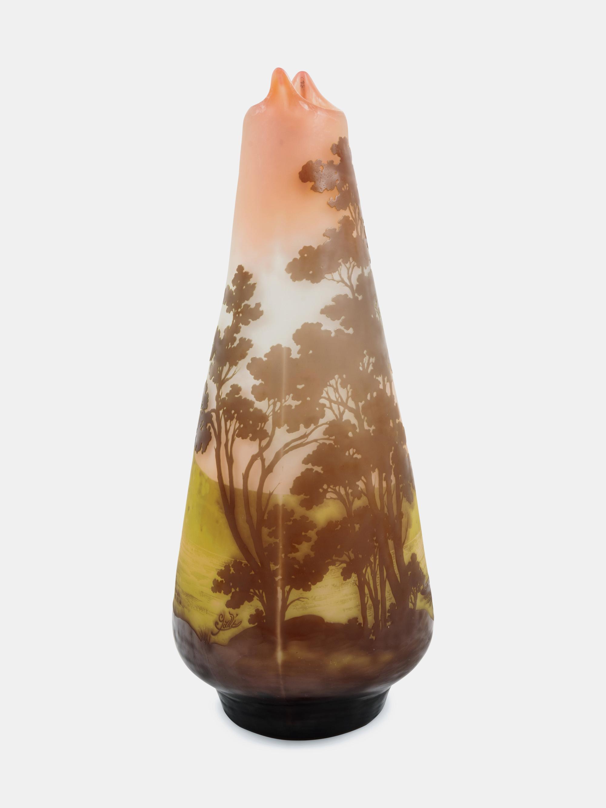Monumental Landscape Vase