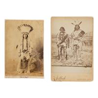 Zalmon Gilbert (American, 1841-1897) — Photographs of Sioux, Including Medicine Man and Three Feathers
