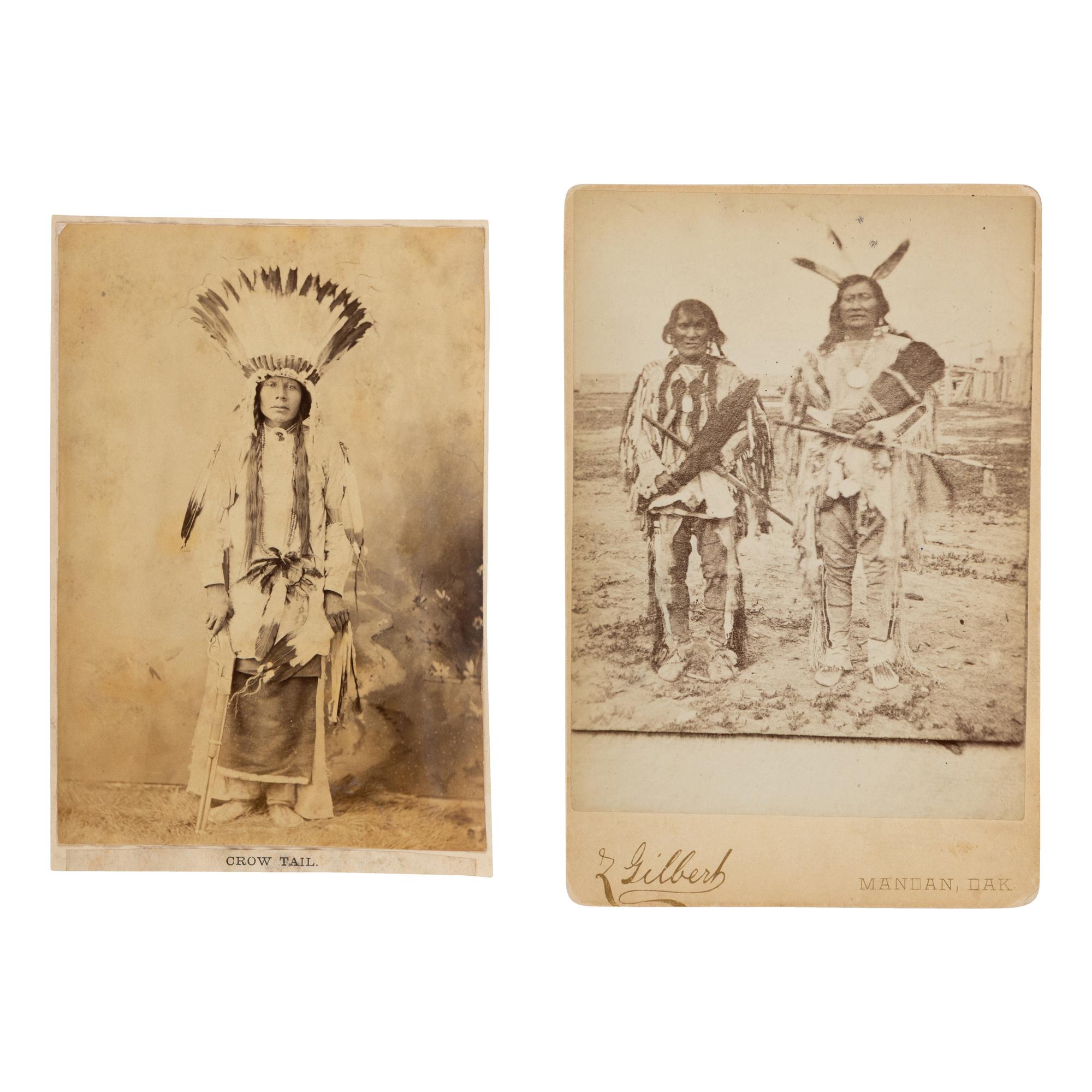 Zalmon Gilbert (American, 1841-1897) — Photographs of Sioux, Including Medicine Man and Three Feathers