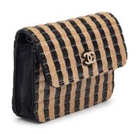 CHANEL RAFFIA MINI BELT BAG