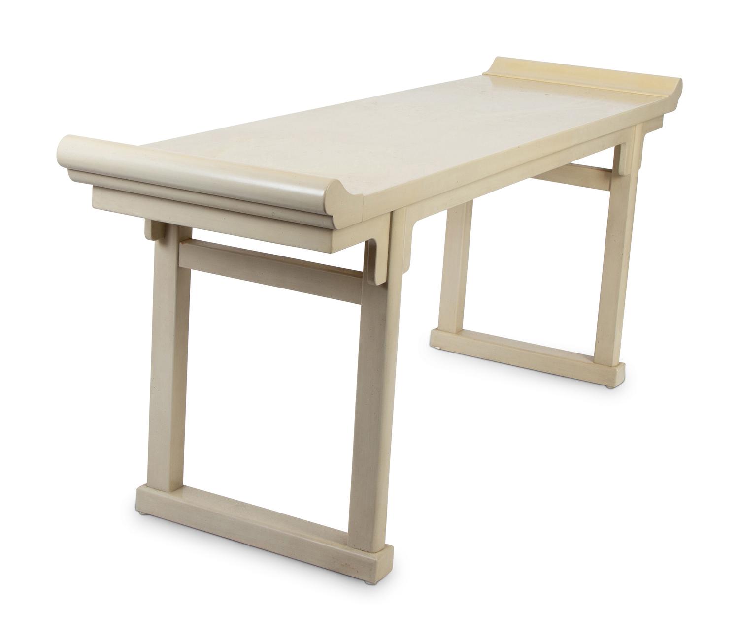 A Contemporary Lacquer Finished Altar Table — 20TH CENTURY
