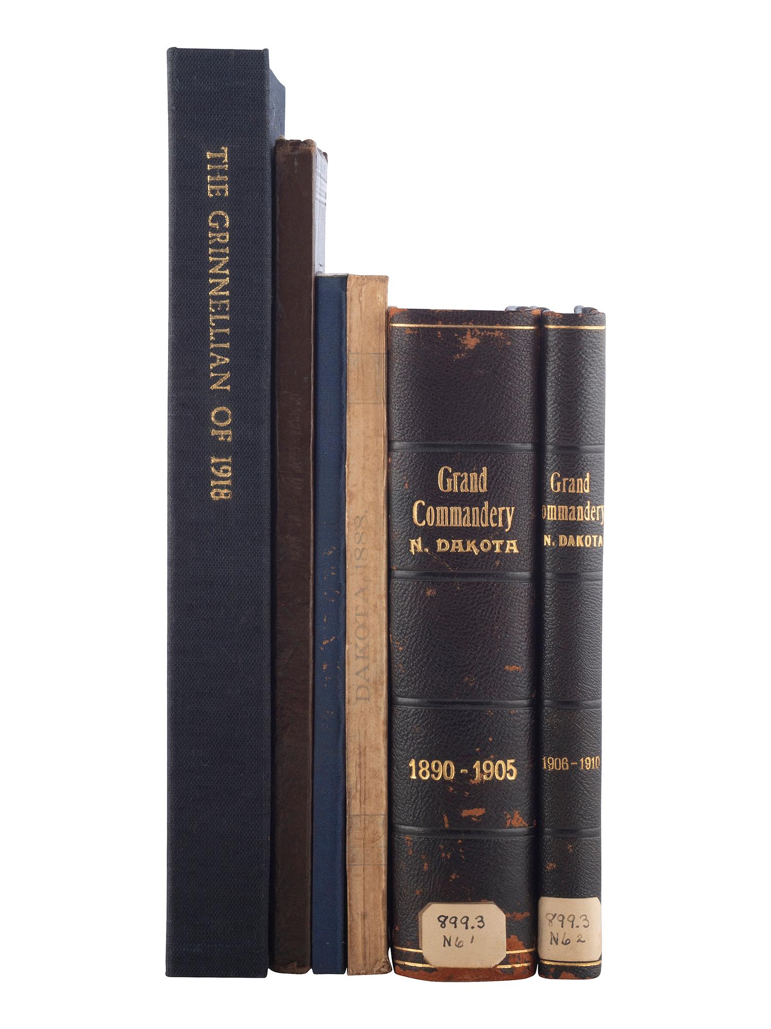 [DAKOTAS - KNIGHTS TEMPLAR]. 8 volumes of proceedings of the Knights Templar and Masons.