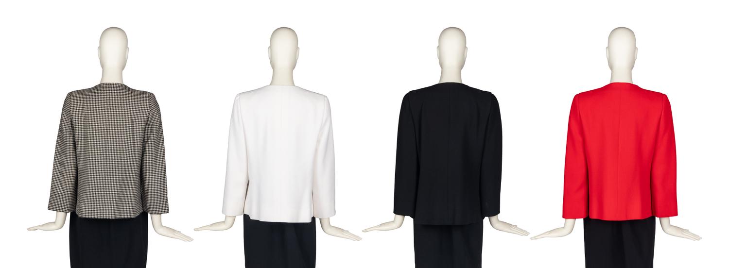 Four Pierre Cardin Jackets, Mostly Haute Couture
