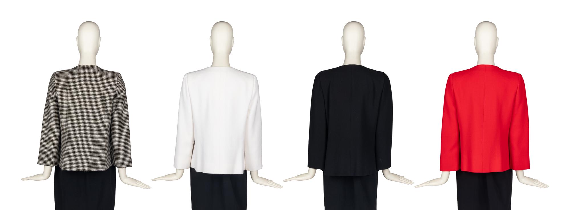 Four Pierre Cardin Jackets, Mostly Haute Couture