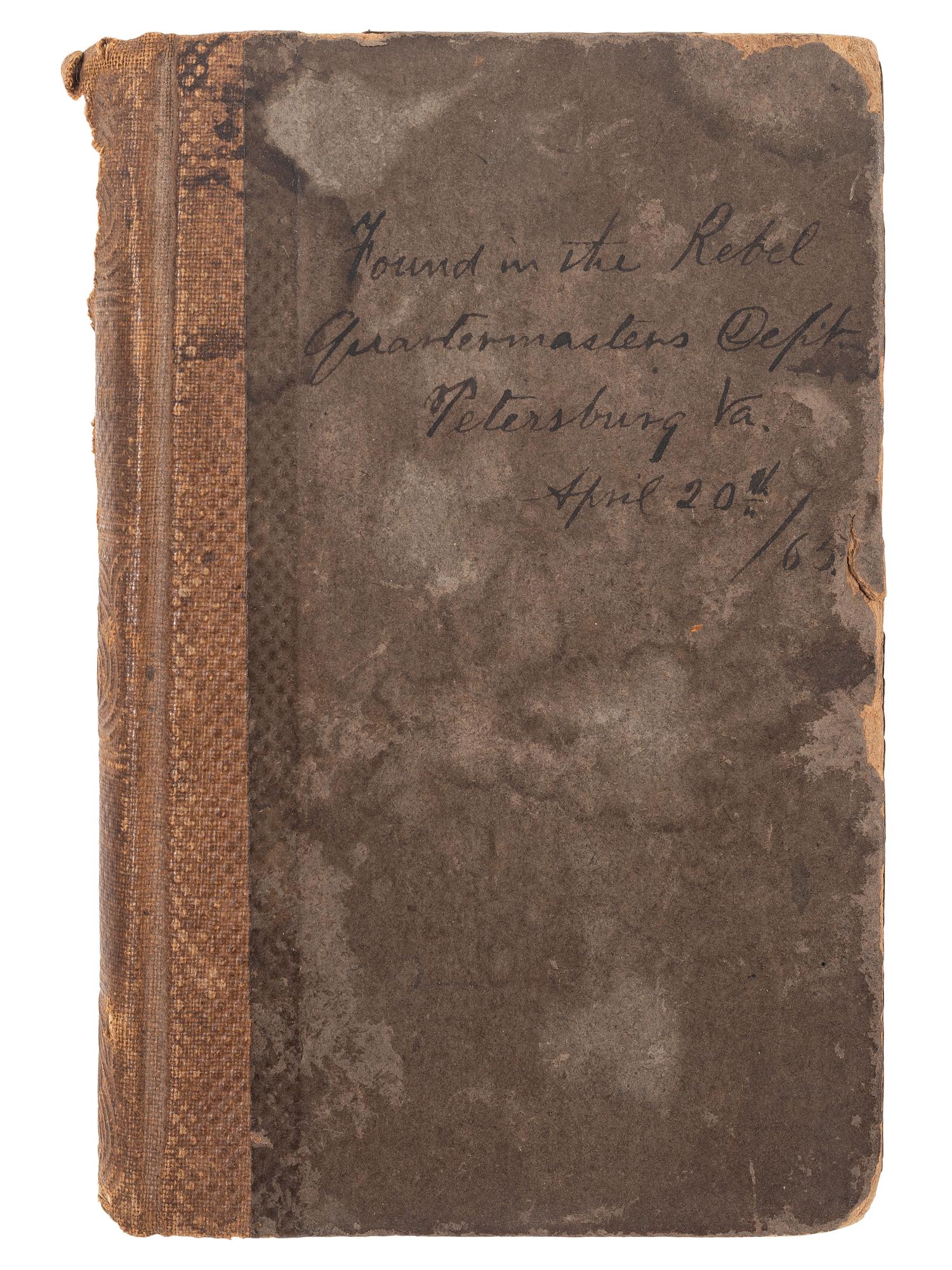 [CIVIL WAR]. Confederate New Testament identified to W.J. Hill, Cobb's Georgia Legion, recovered at Petersburg, VA, 20 April 1863.