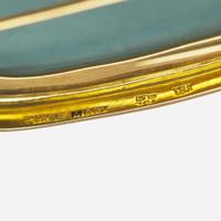 An Aquamarine and 18K Gold Brooch by Burle Marx c. 1975