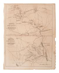 [CIVIL WAR]. Collection of illustrated war-date newspapers, maps, prints, and correspondence.