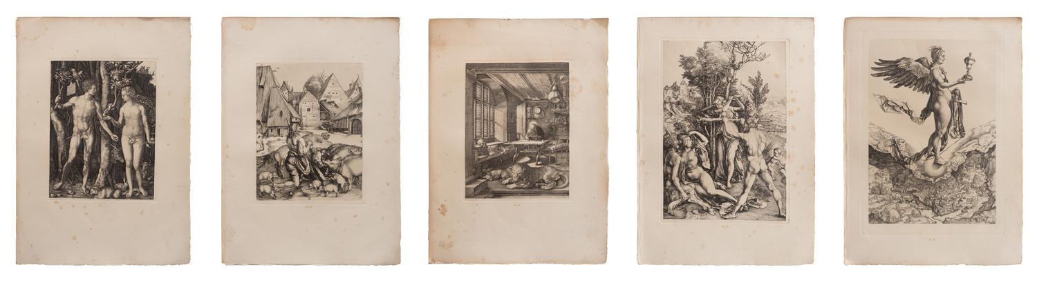 Five 19th Century Engravings After Albrecht Durer, German 1471-1528