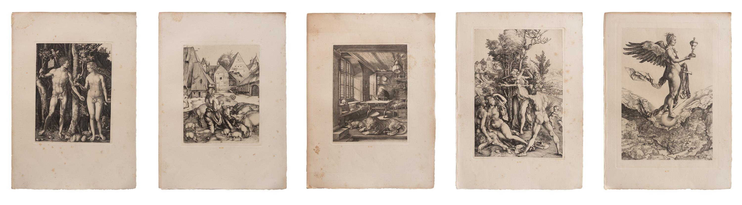 Five 19th Century Engravings After Albrecht Durer, German 1471-1528