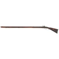 Untouched Incised & Relief Carved Flintlock Rifle by Henry Albright