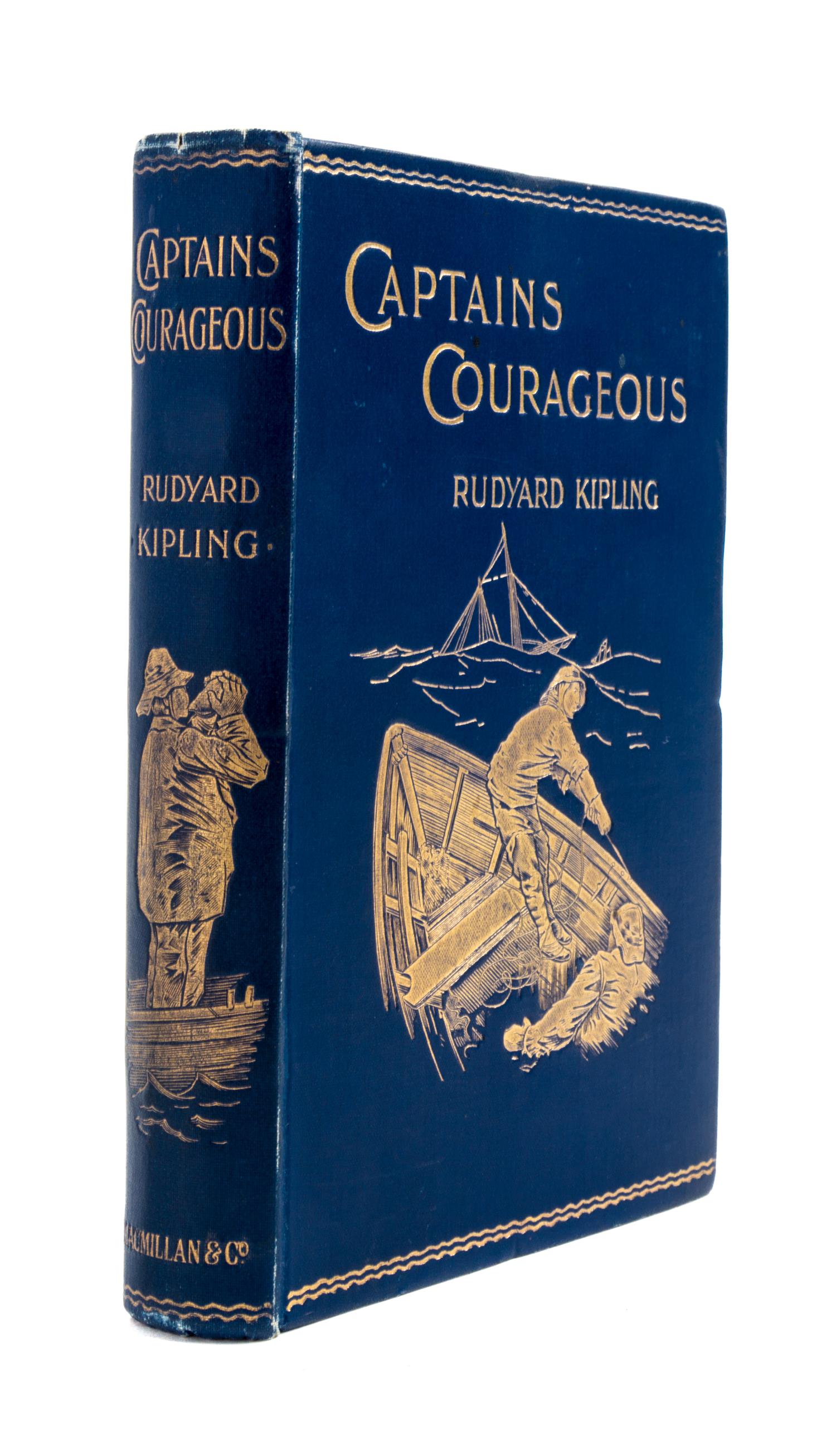 KIPLING, RUDYARD. Captains Courageous. London, 1897. First English edition.