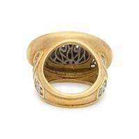 KIESELSTEIN-CORD, BICOLOR GOLD AND DIAMOND 'ANGEL IN THE WINDOW' RING