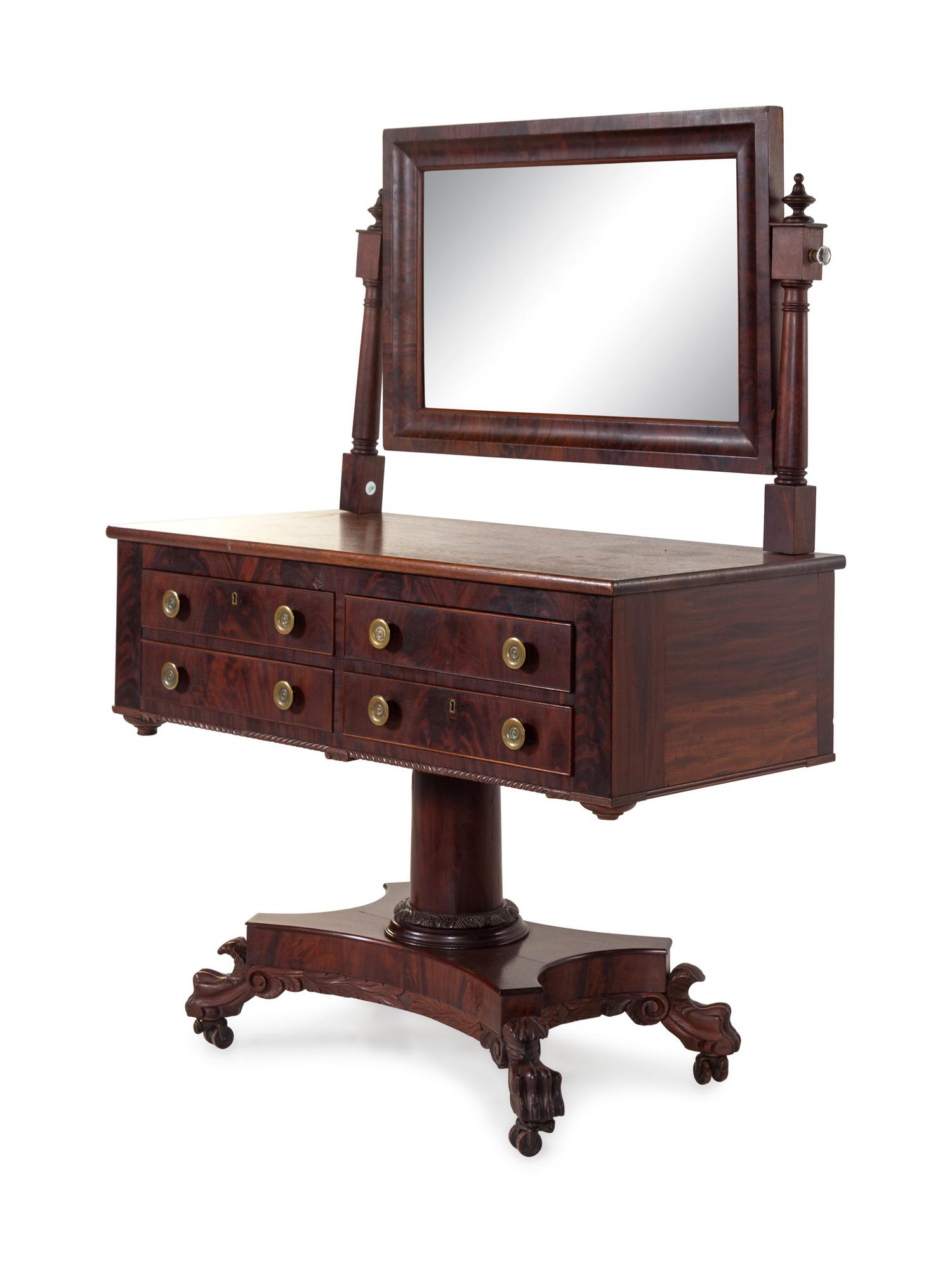 A Classical Mahogany Dressing Table