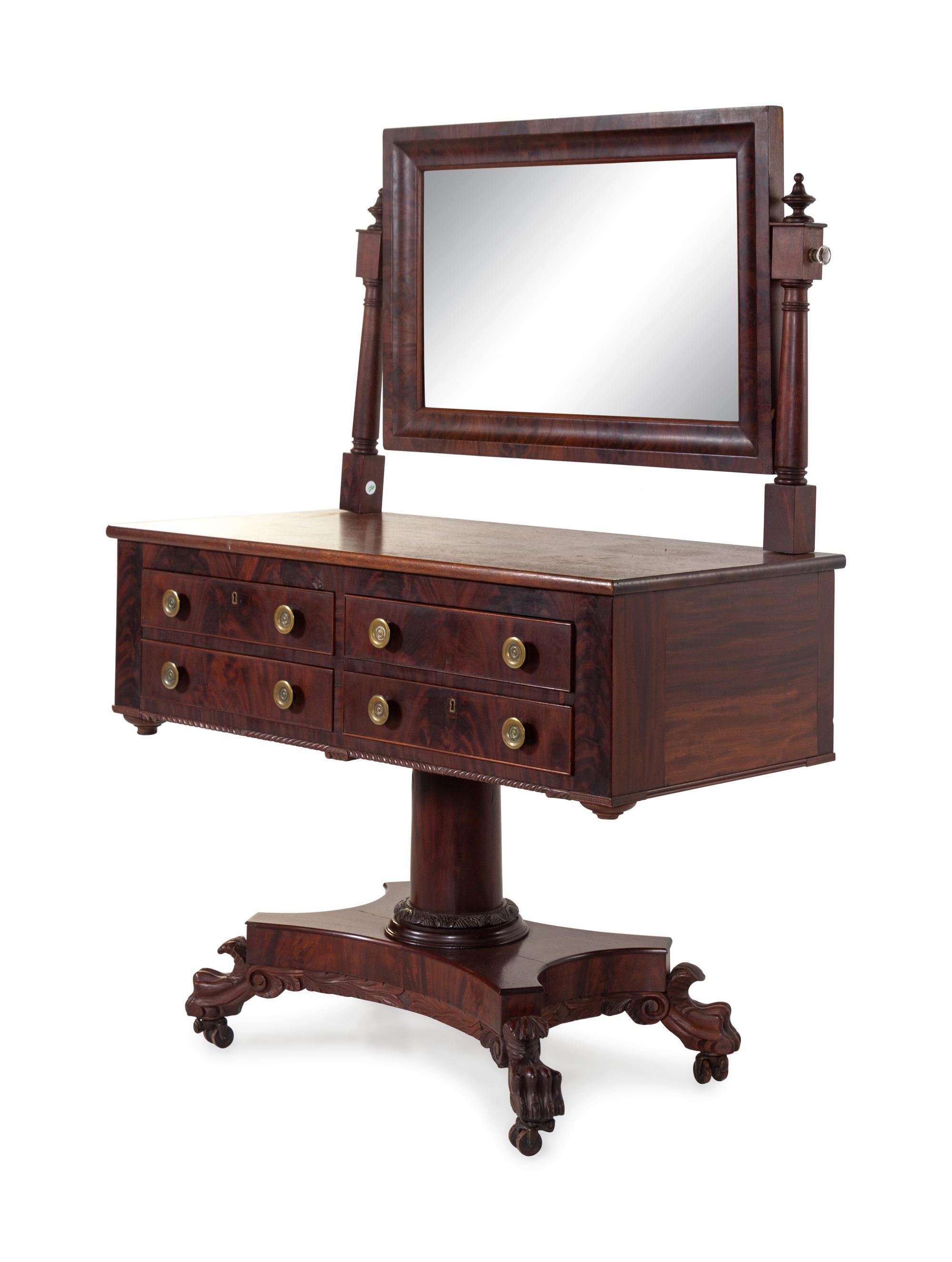 A Classical Mahogany Dressing Table
