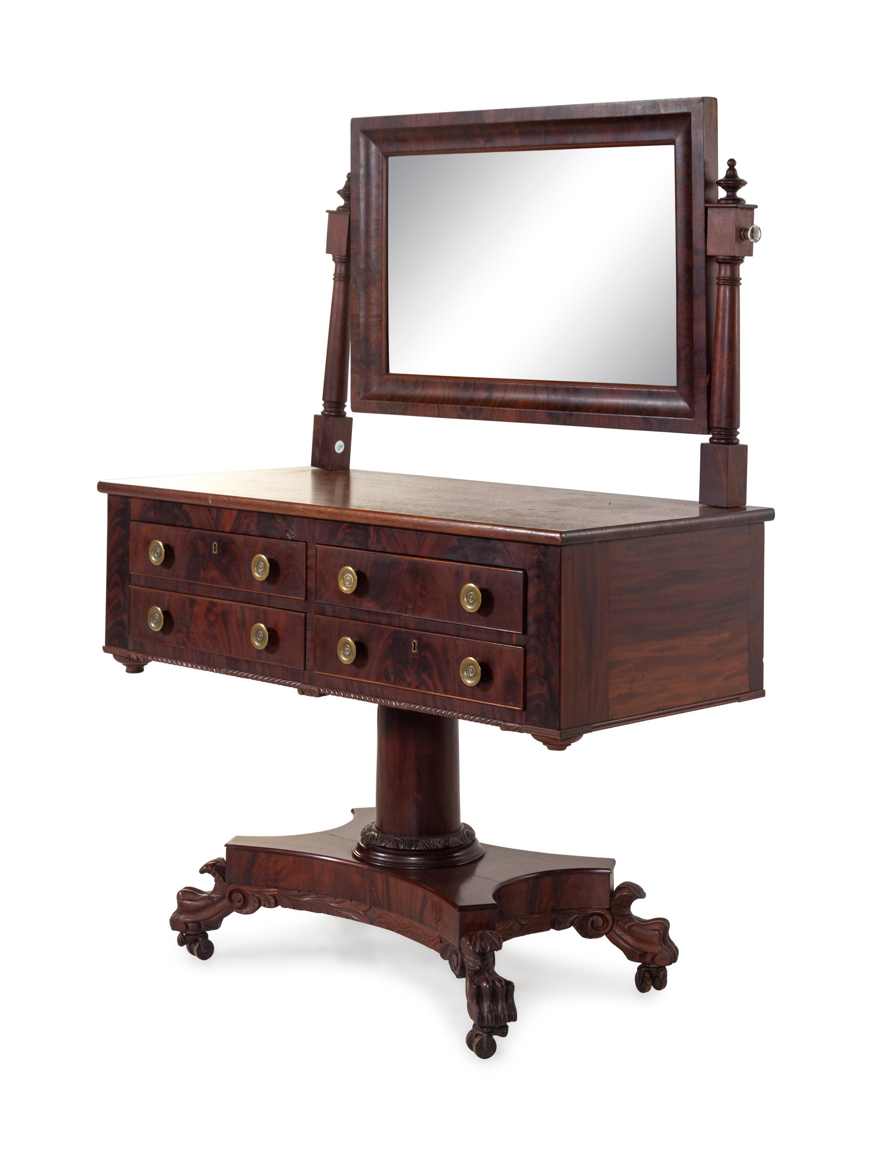 A Classical Mahogany Dressing Table