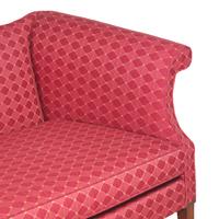 A Federal Camel-Back Birch Sofa