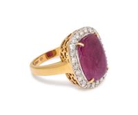 RUBY AND DIAMOND RING