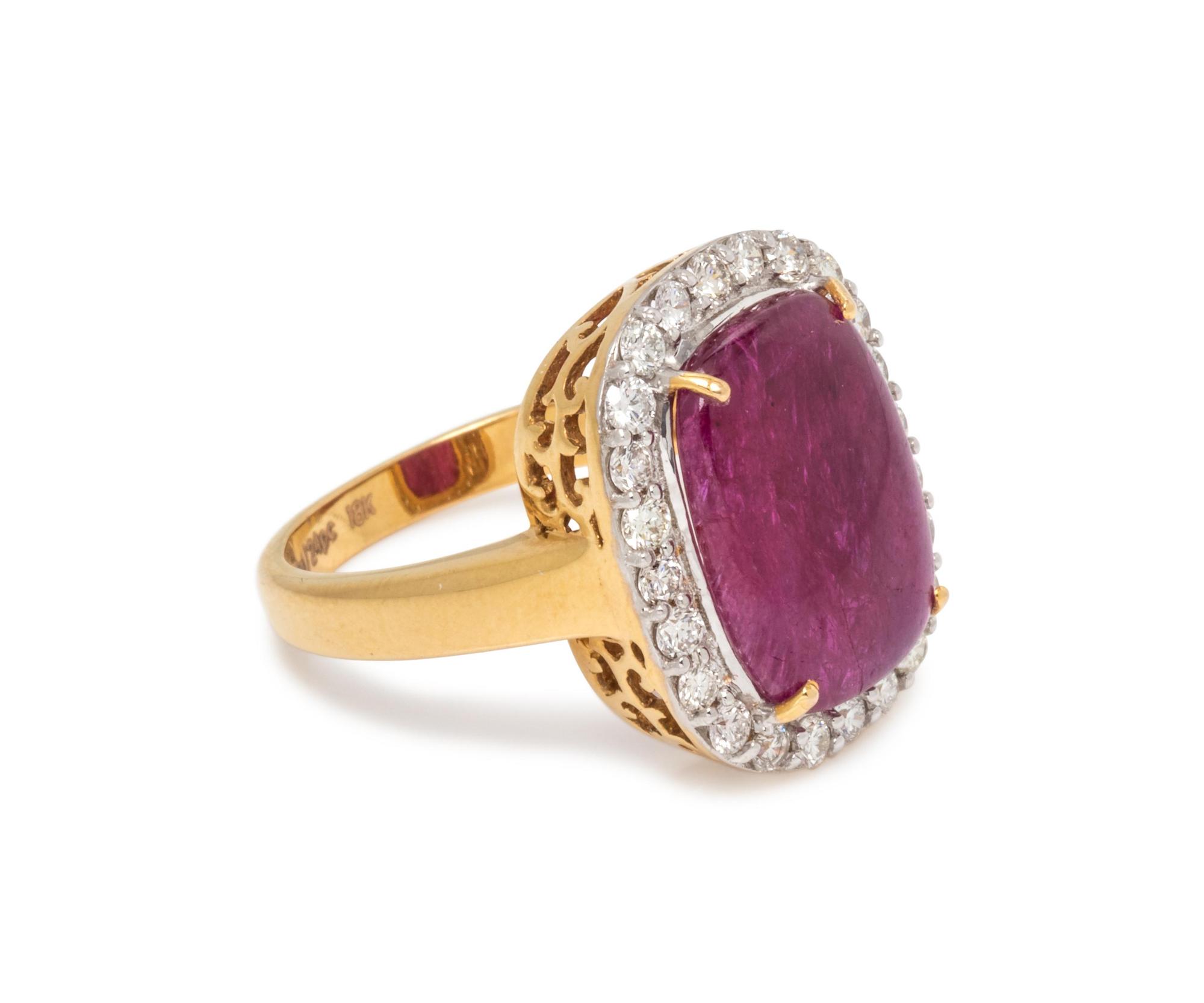 RUBY AND DIAMOND RING