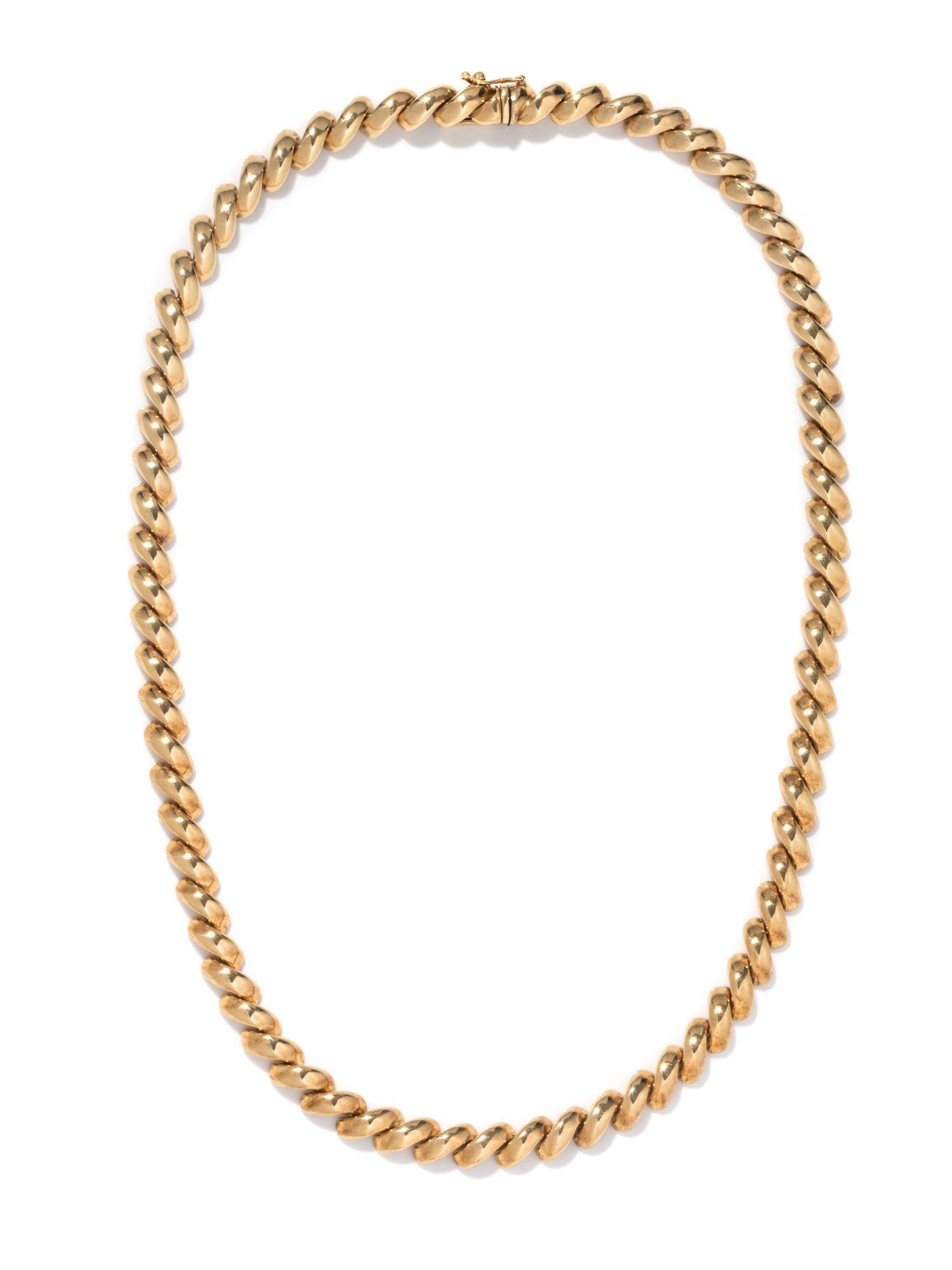 YELLOW GOLD NECKLACE