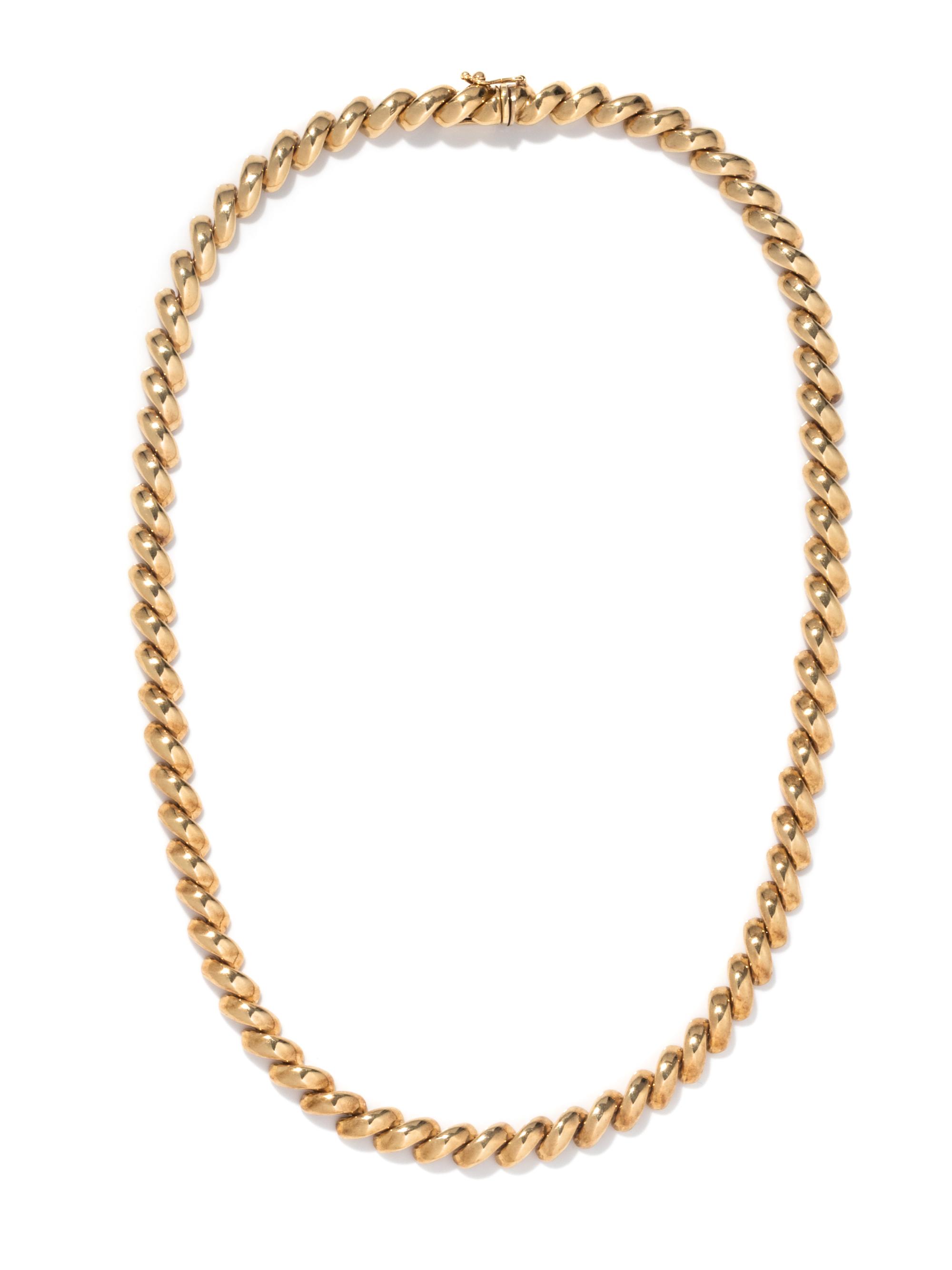 YELLOW GOLD NECKLACE