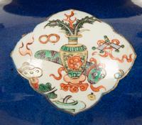 A Pair of Chinese Porcelain Covered Jars