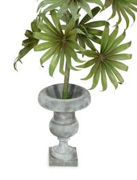 A Pair of Painted Tole Models of Palm Trees