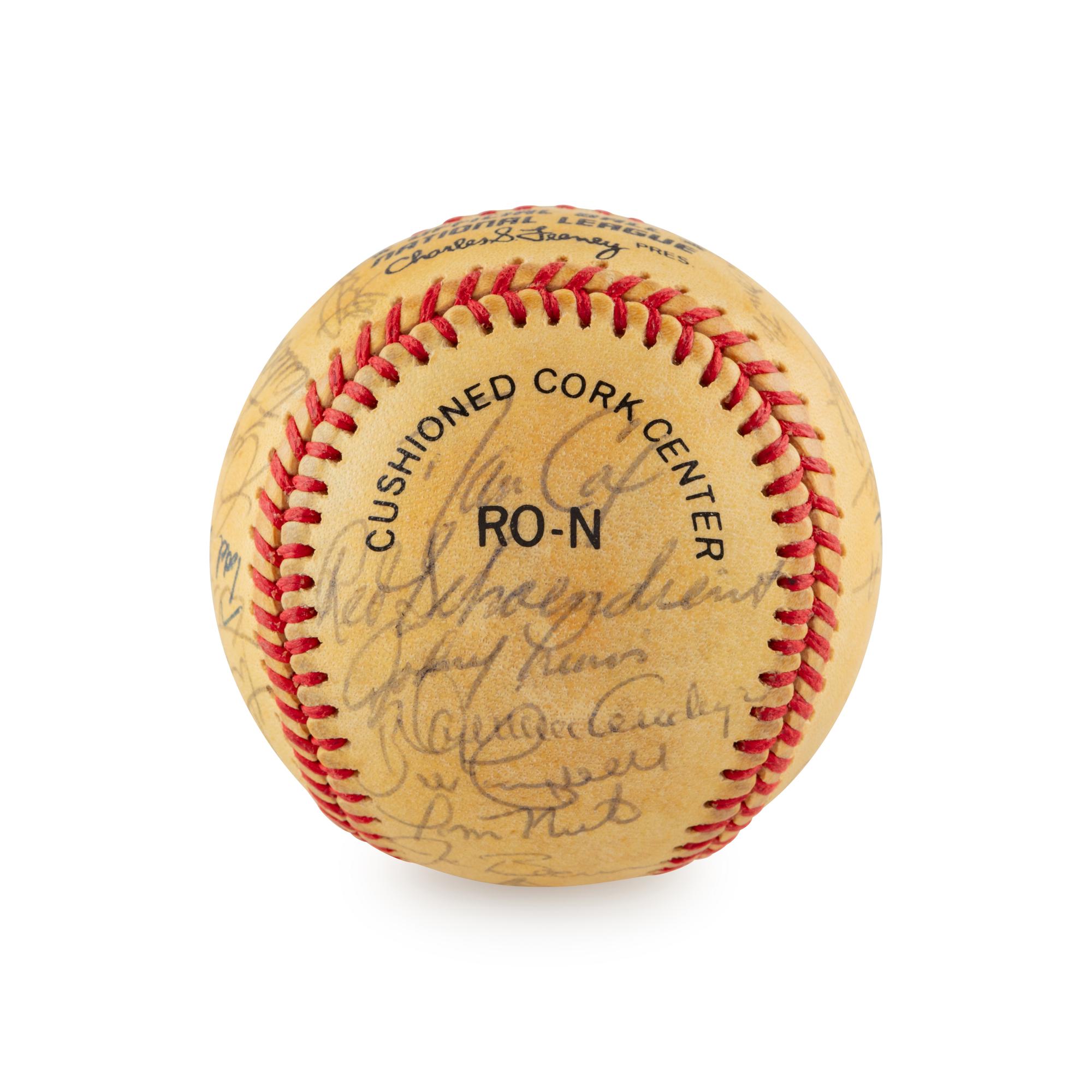 A 1985 St. Louis Cardinals Team Signed Autograph Baseball (Beckett Authentication Services)