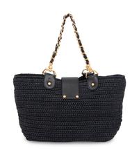 CHANEL, CROCHET RAFFIA TOTE