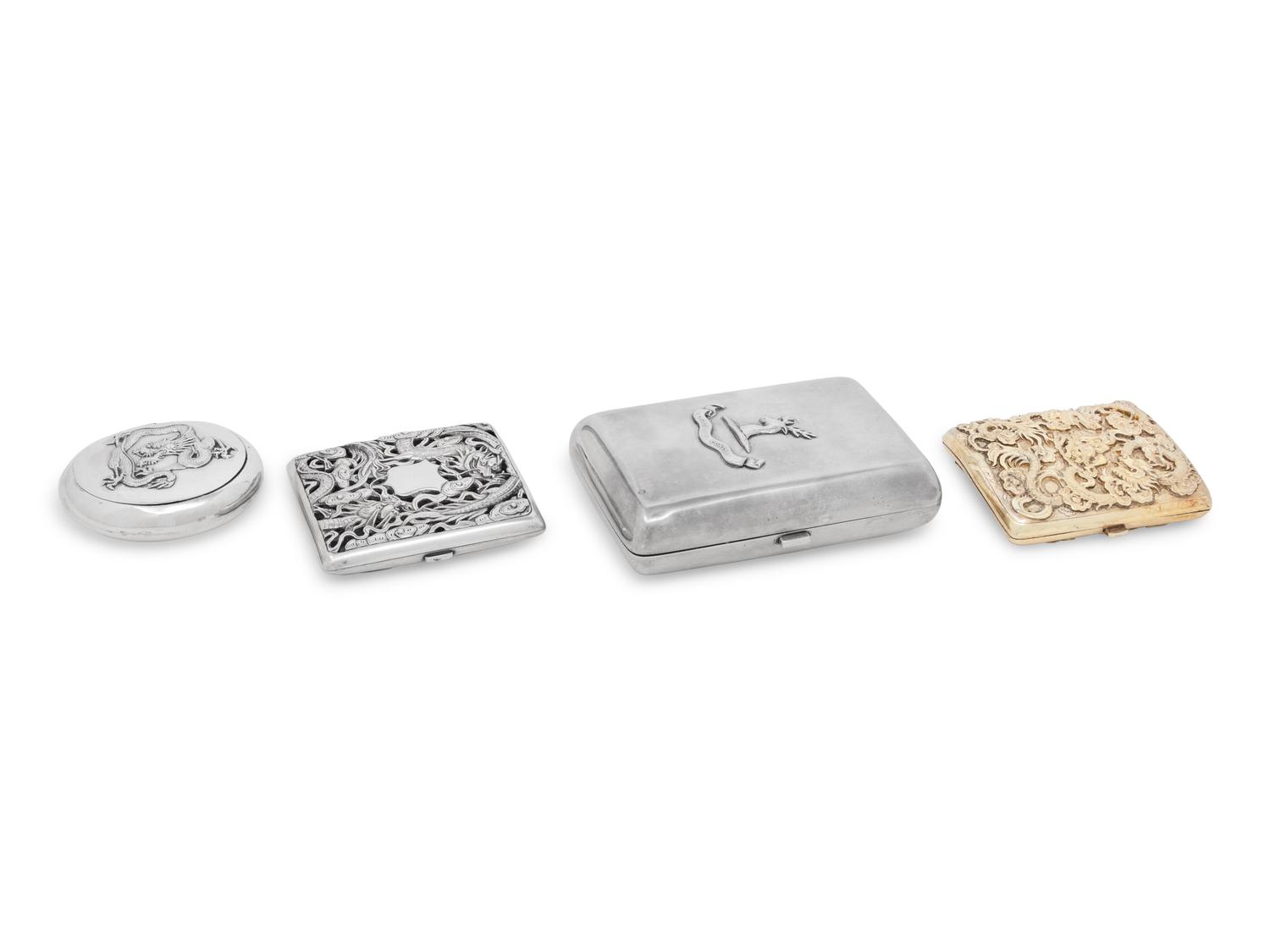 Four Chinese Export Silver Articles