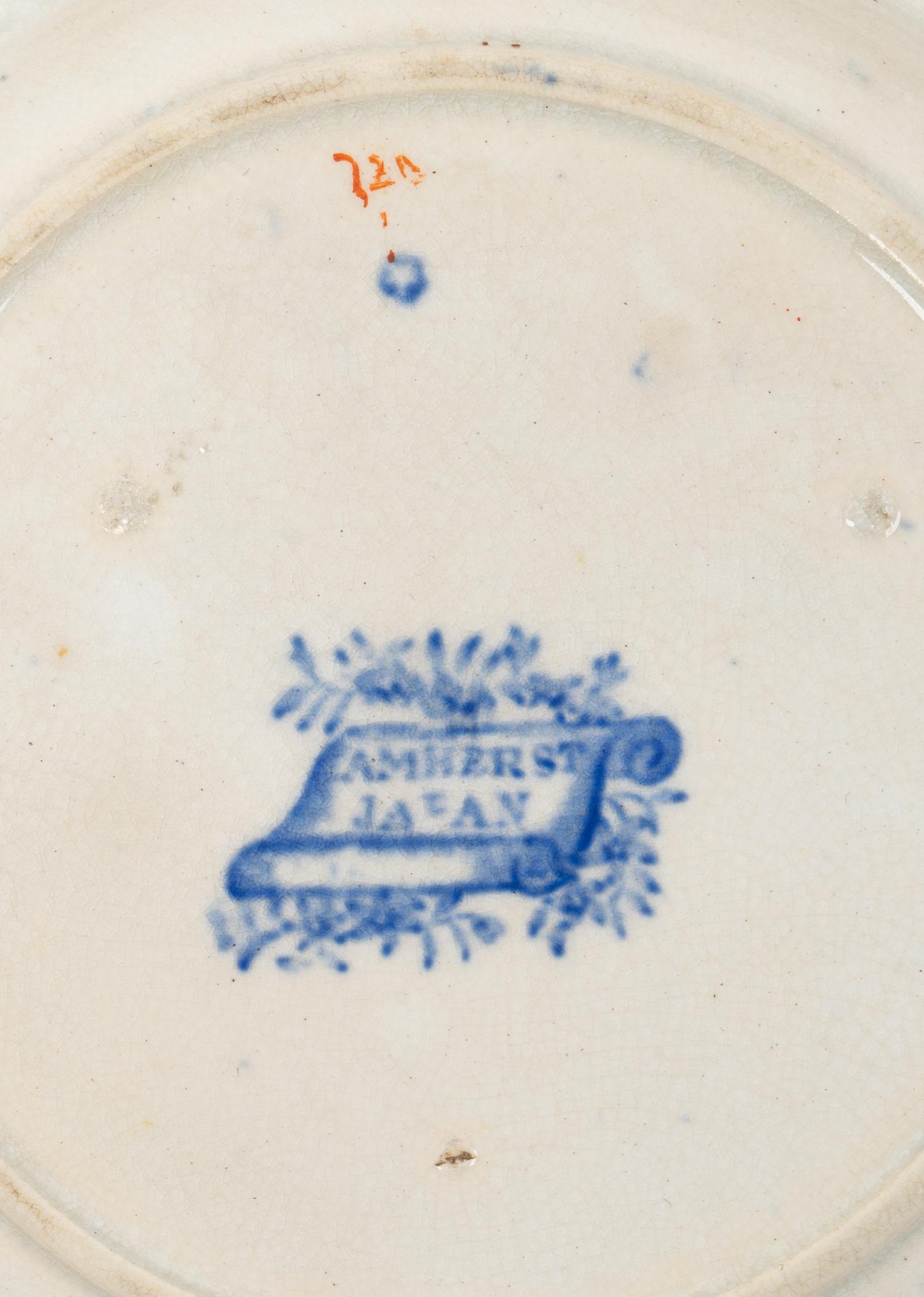 A Set of Fourteen Mason's Ironstone Dinner Plates and Ten English Ironstone Bread and Butter Plates — 19TH CENTURY