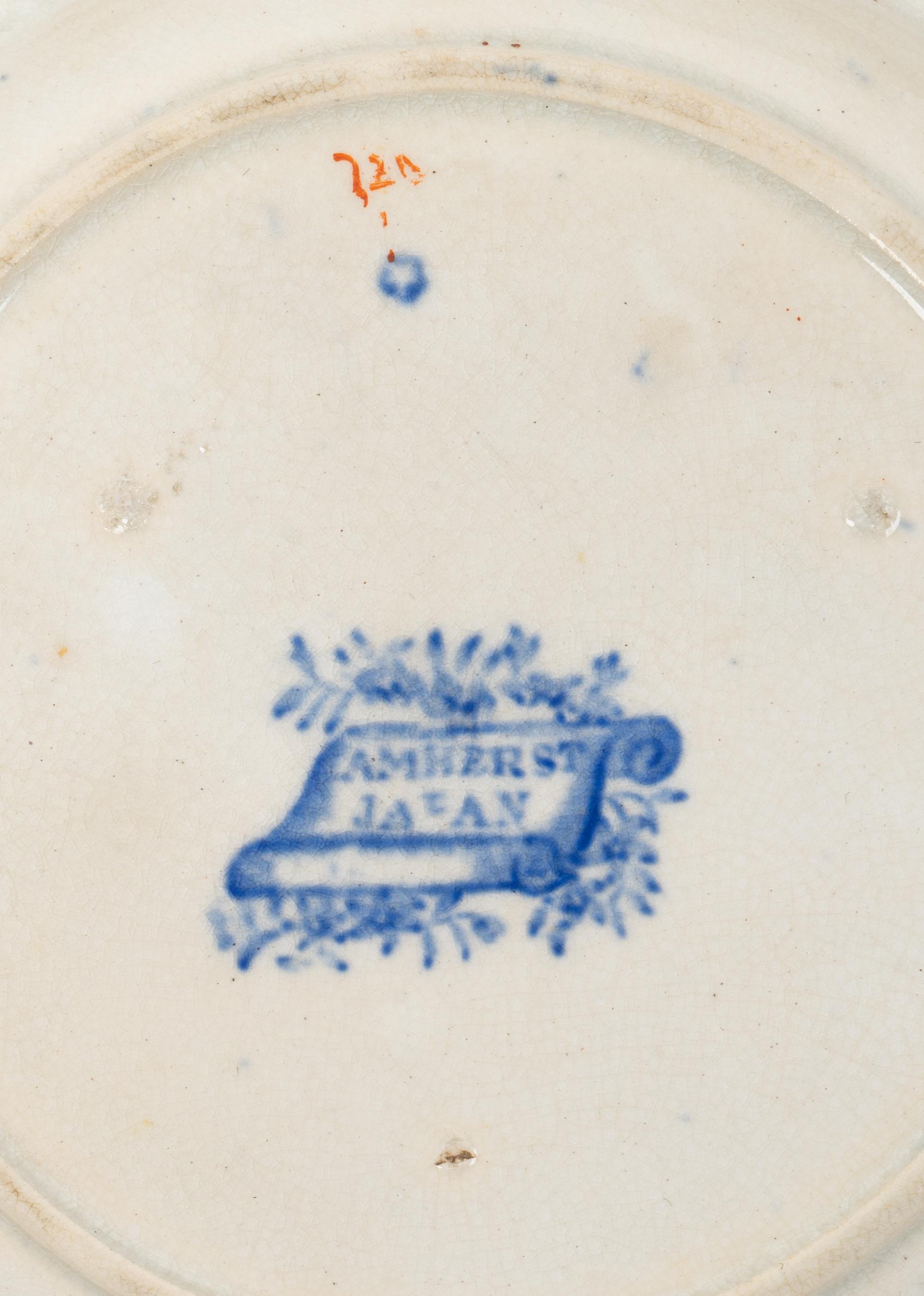 A Set of Fourteen Mason's Ironstone Dinner Plates and Ten English Ironstone Bread and Butter Plates — 19TH CENTURY