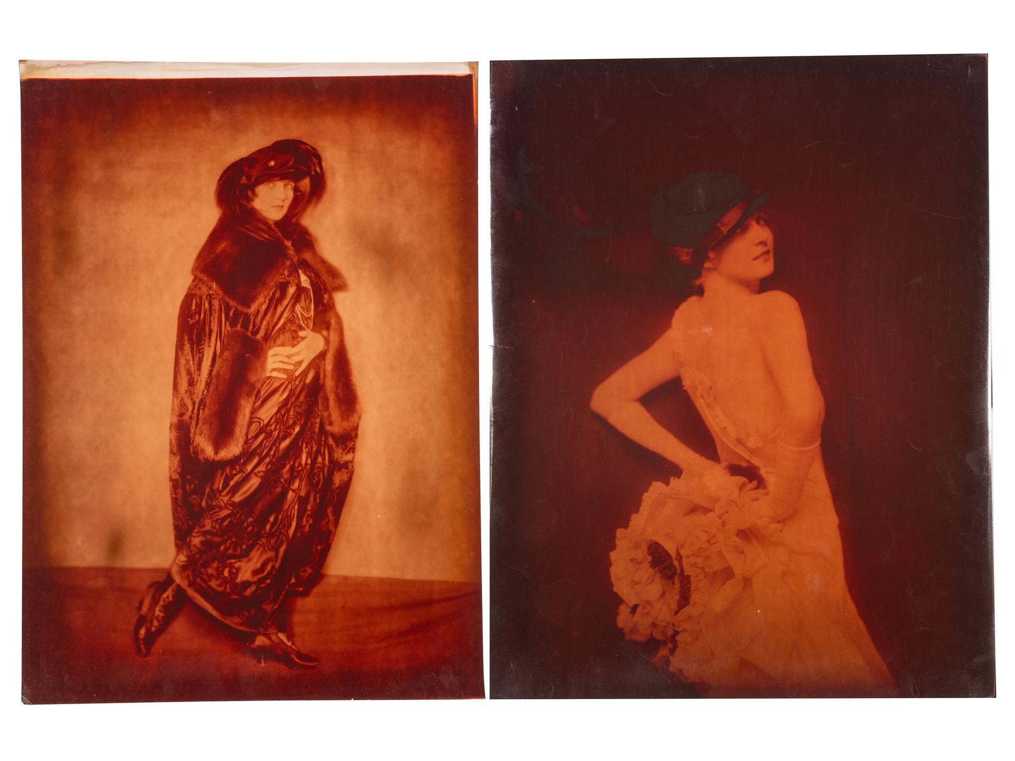 JOHNSTON, Alfred Cheney (1885-1971). Large photographic archive of glass negatives and prints. Ca 1910s-1920s.