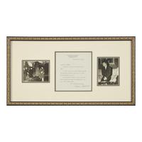 [Presidential] Roosevelt, Eleanor. Typed Letter, signed, and Signed Photograph