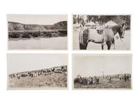 [LATE INDIAN WARS]. A group of 28 photographs from the 50th Anniversary of the Battle of the Little Bighorn, and other Custer Memorials, comprising: