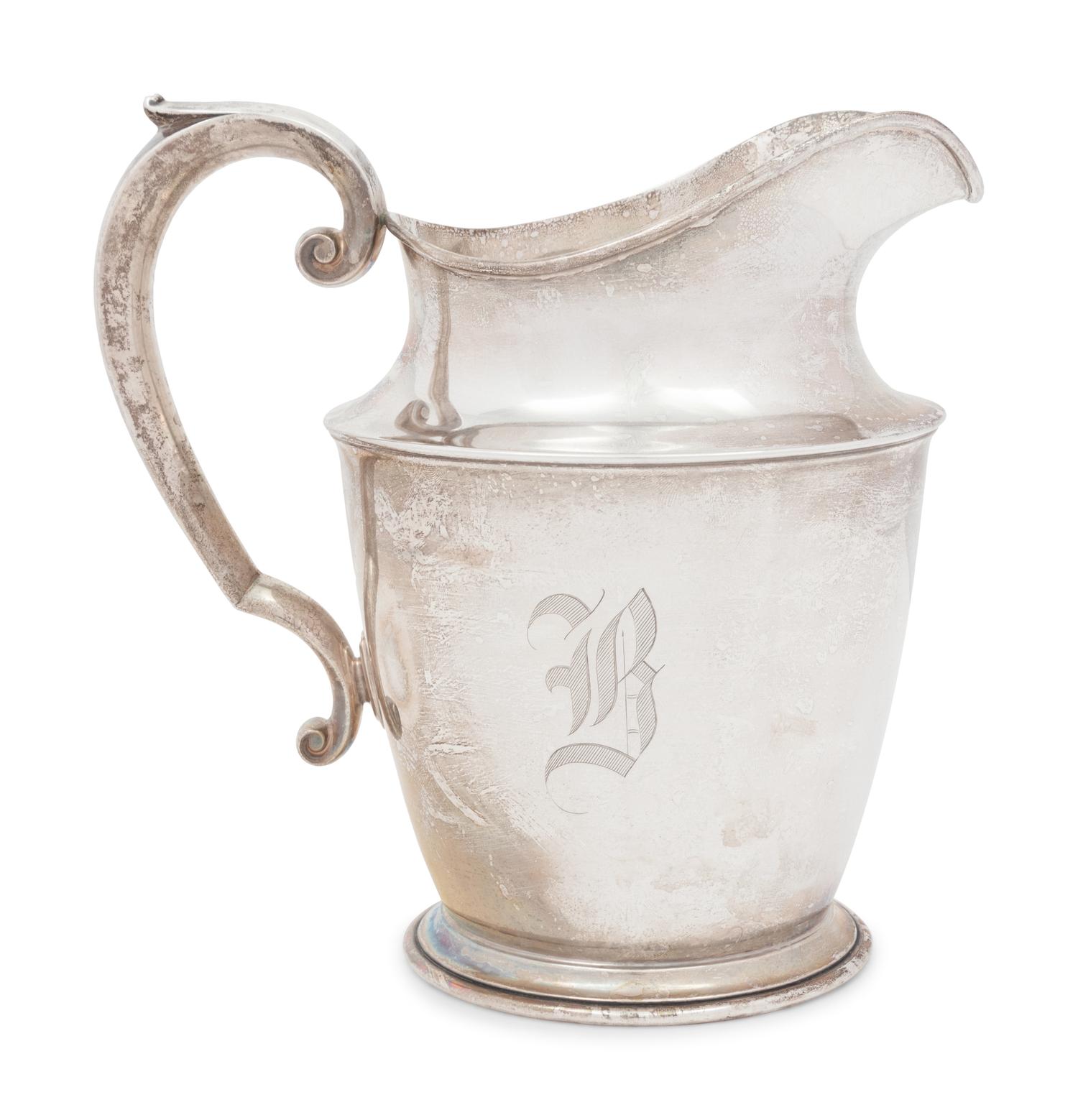 An American Silver Water Pitcher