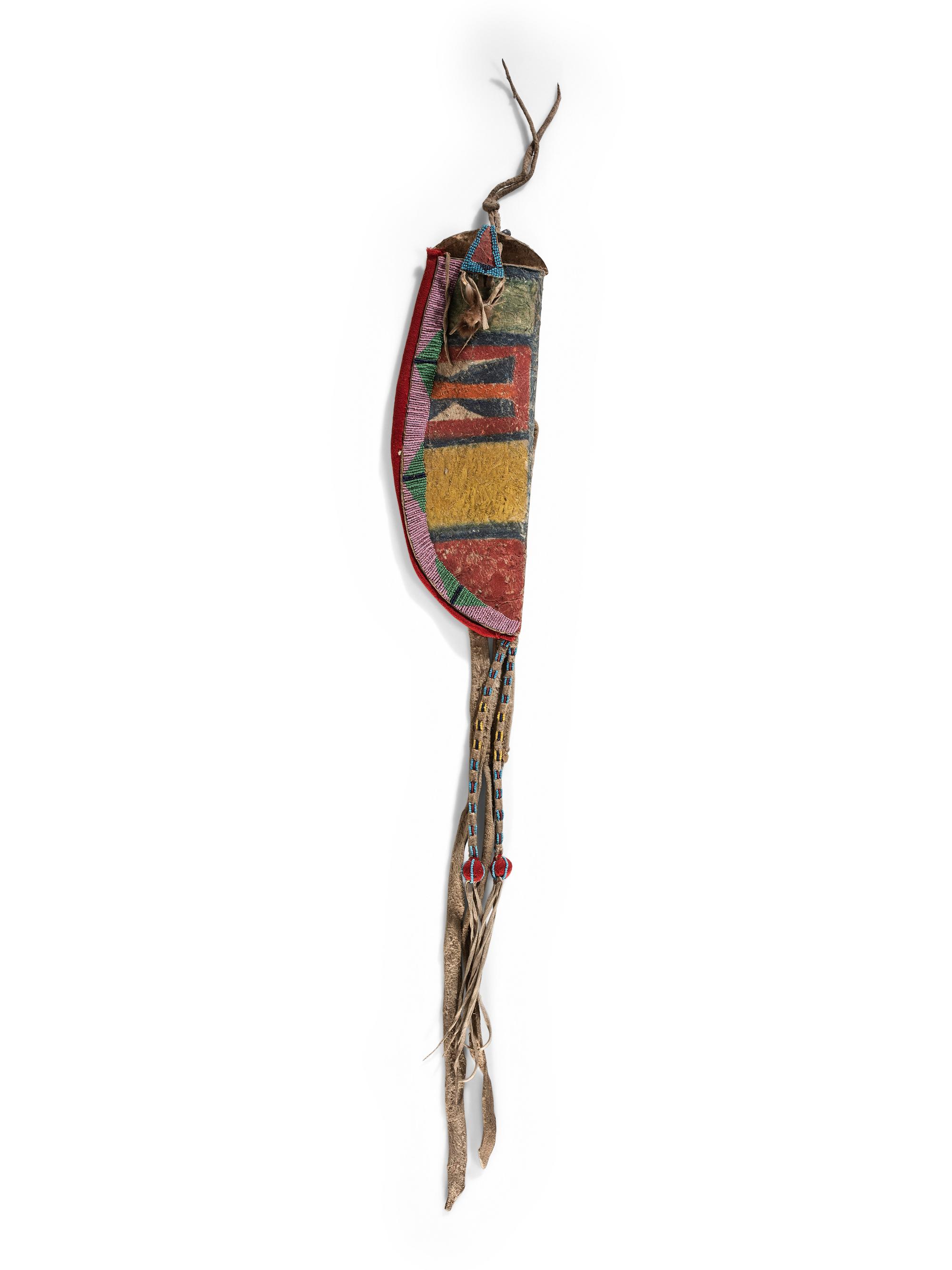 Apsáalooke [Crow] Beaded Parfleche Knife Sheath