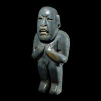 An Olmec Jade Standing Figure