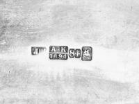 Five Russian Silver Flatware Articles