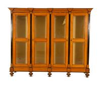 A Biedermeier Style Walnut Bookcase — 19th/20th Century