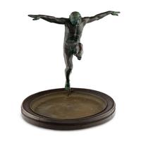 Eugène Désiré Piron (French, 1875-1928) — Faune à la grenouille