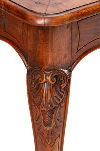 A Louis XV Style Carved Walnut Table — 19TH CENTURY