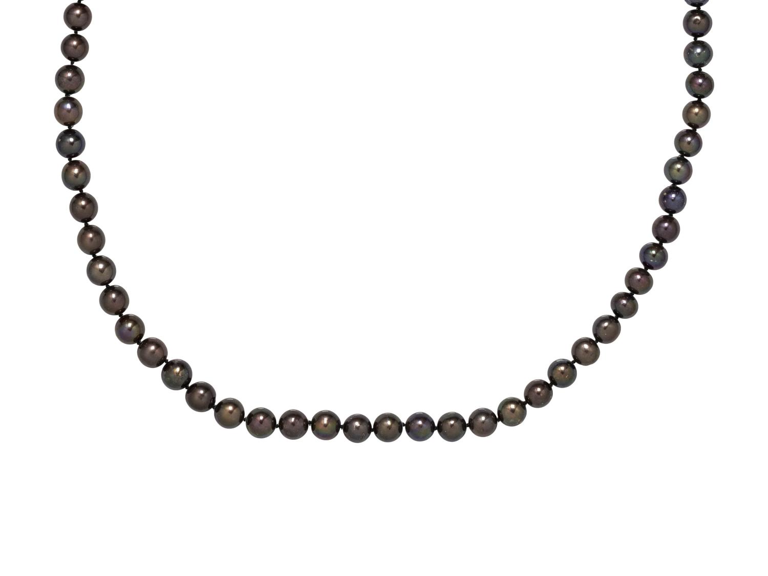 CULTURED BROWN PEARL NECKLACE