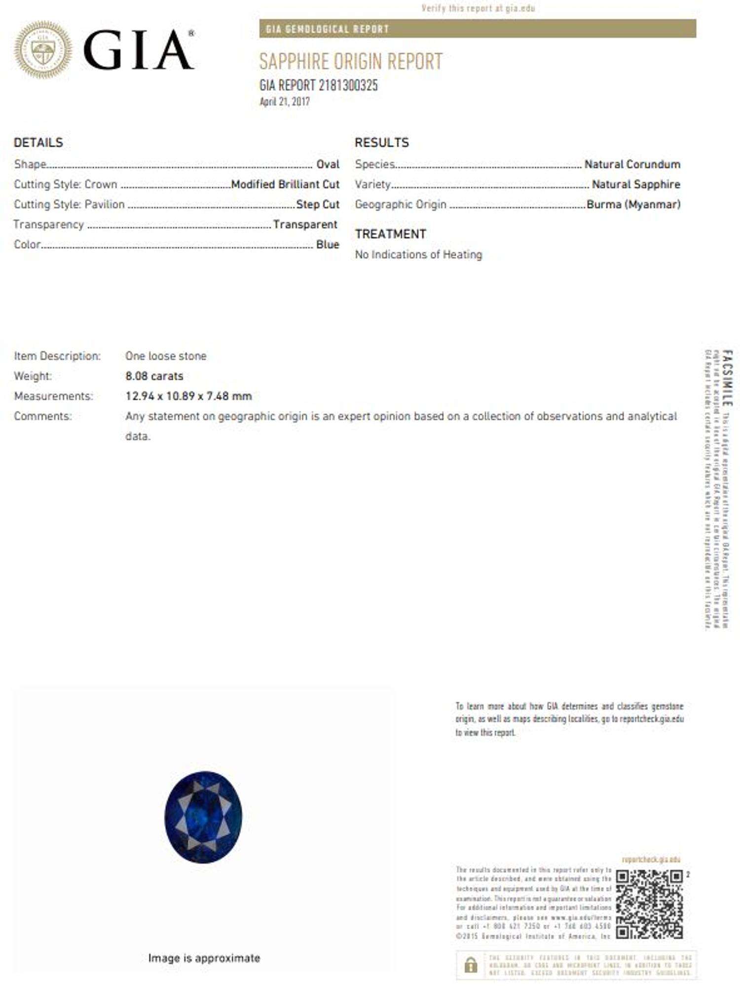 BURMESE SAPPHIRE AND DIAMOND RING